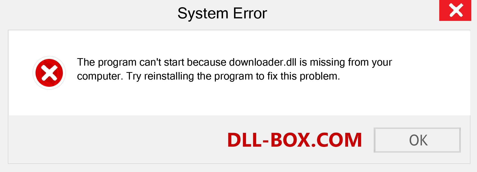  downloader.dll file is missing?. Download for Windows 7, 8, 10 - Fix  downloader dll Missing Error on Windows, photos, images